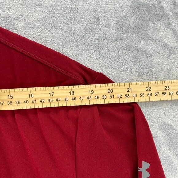 Under Armour Pullover Men's MD/M Maroon Infrared Coldgear 1/4 Zip Embroidered - Picture 3 of 8